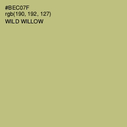 #BEC07F - Wild Willow Color Image